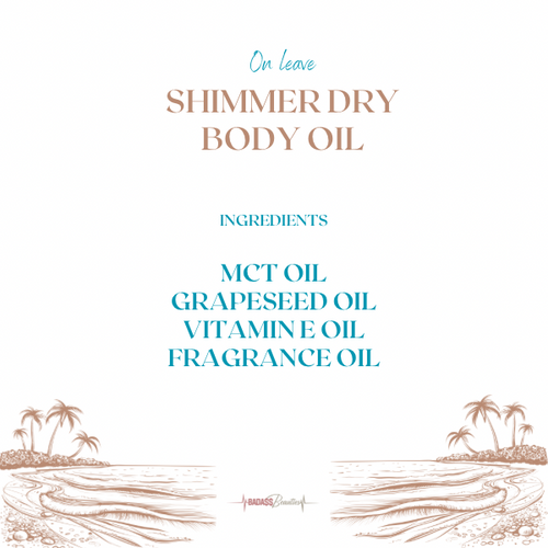 ON LEAVE Dry Shimmer oil ( limited )